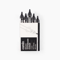 Camlin Bold-E Black Whiteboard Marker - Refillable